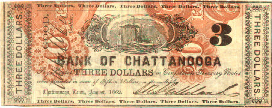 Bk Chattanooga $3 G-79